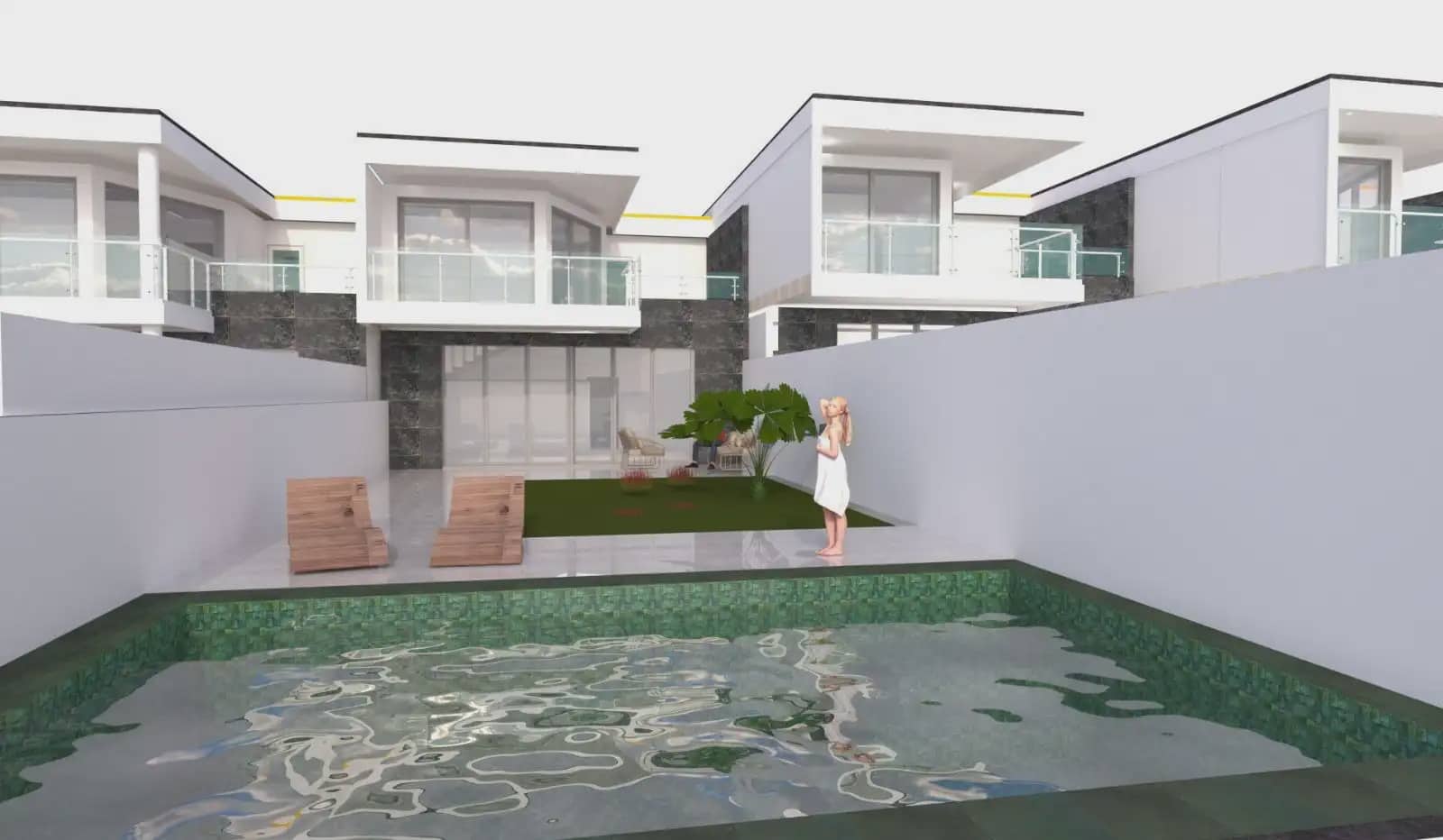 3 sovrum Villa till salu i La Oliva med pool - 609 000 € (Ref: 9759351)