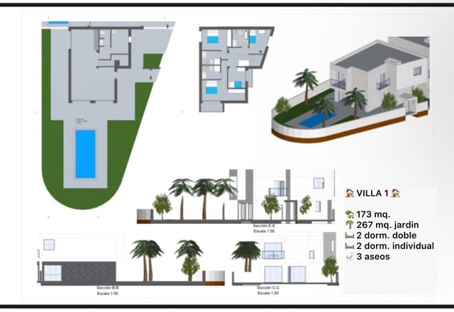 4 Zimmer Villa zu verkaufen in La Oliva mit Pool - 785.000 € (Ref: 9952945)