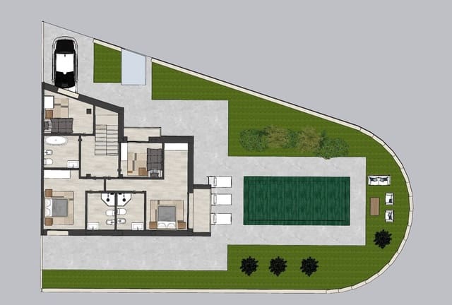 4 Zimmer Villa zu verkaufen in La Oliva mit Pool - 785.000 € (Ref: 9952945)