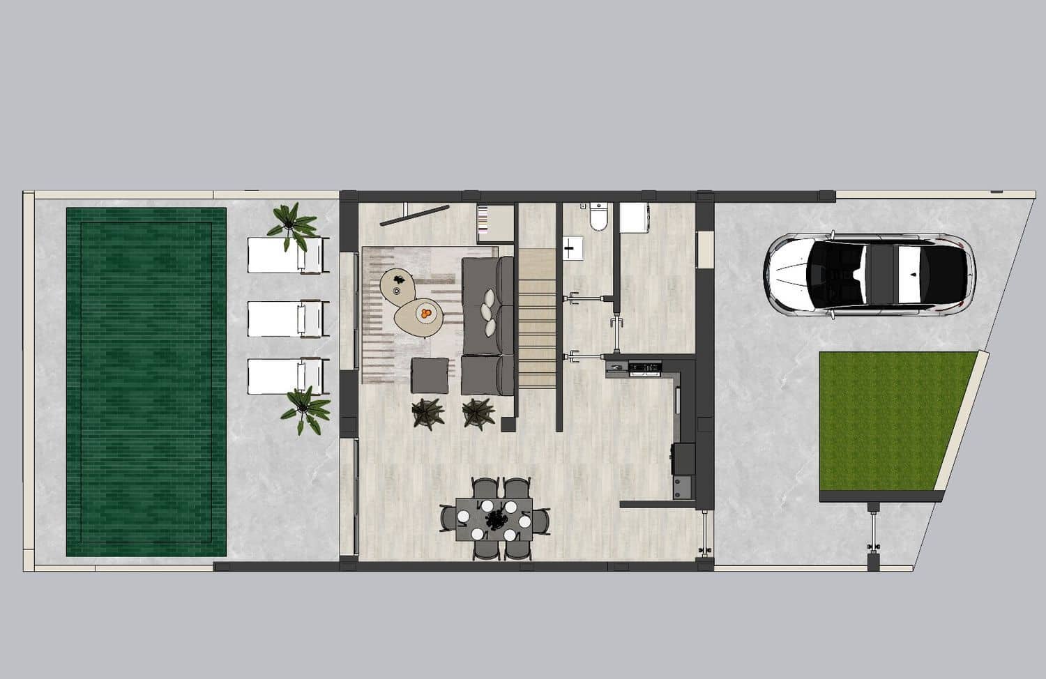 2 makuuhuone Huvila myytävänä paikassa La Oliva mukana uima-altaan - 454 000 € (Ref: 9952946)
