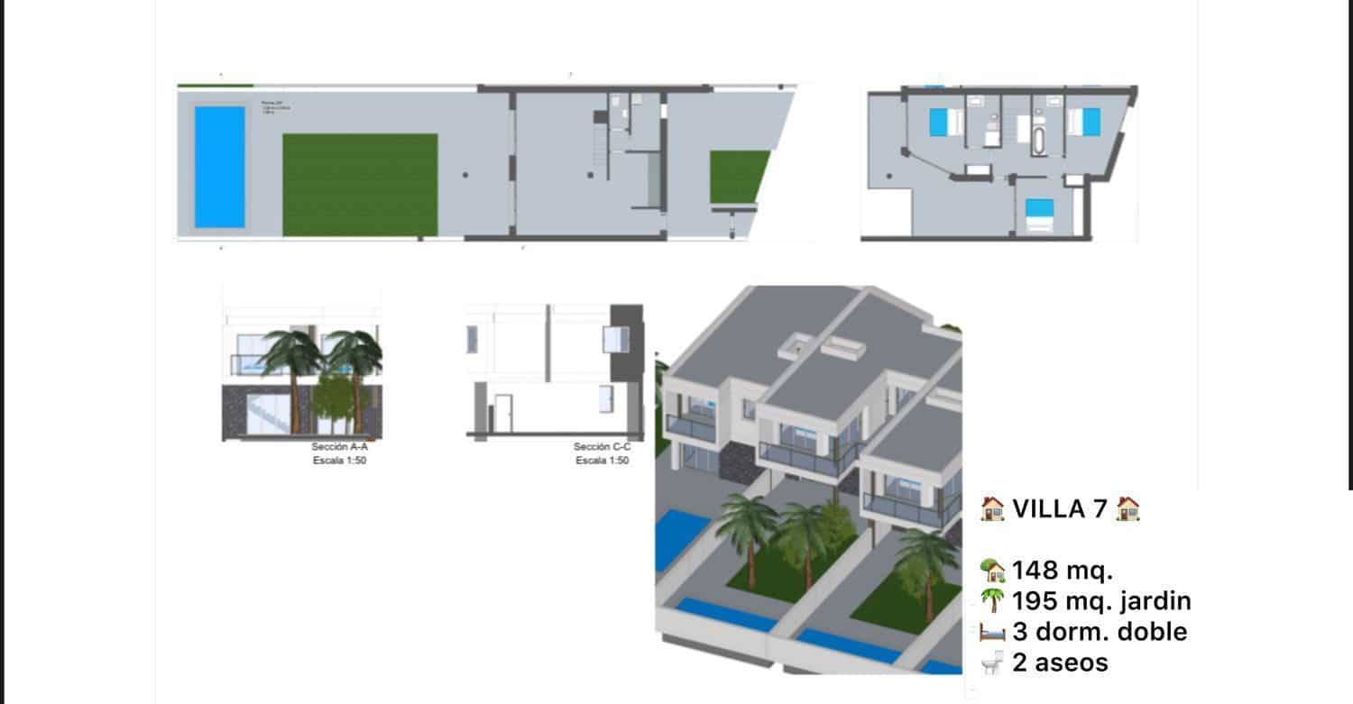 3 makuuhuone Huvila myytävänä paikassa La Oliva mukana uima-altaan - 629 000 € (Ref: 9952947)