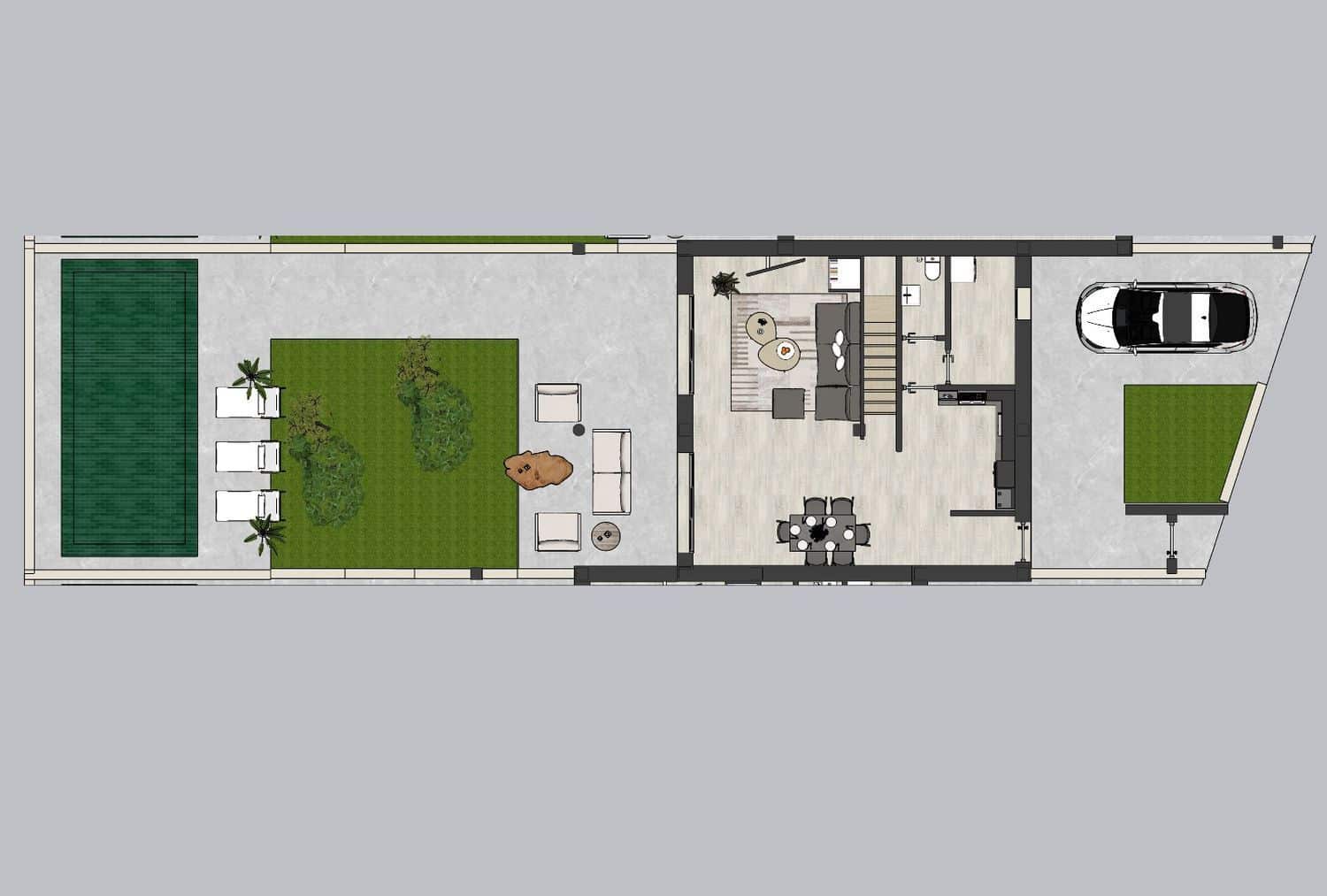 3 makuuhuone Huvila myytävänä paikassa La Oliva mukana uima-altaan - 609 000 € (Ref: 9952948)