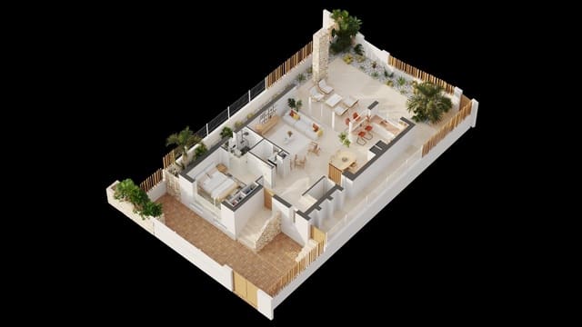 3 makuuhuone Huvila myytävänä paikassa San Juan de los Terreros, Pulpí mukana uima-altaan 
autotalli - 405 000 € (Ref: 9630486)