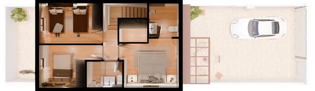 3 slaapkamer Appartement te koop in El Real, Antas met zwembad - € 155.000 (Ref: 9630495)