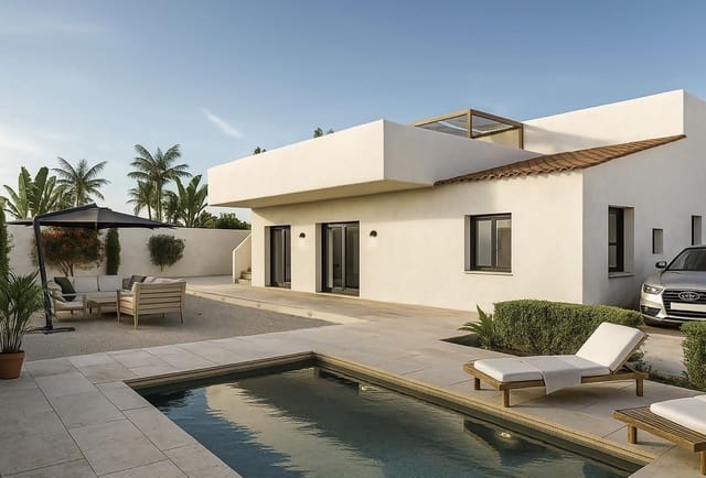 3 makuuhuone Huvila myytävänä paikassa Llanos de los Olleres, Albox mukana uima-altaan - 262 000 € (Ref: 9630497)