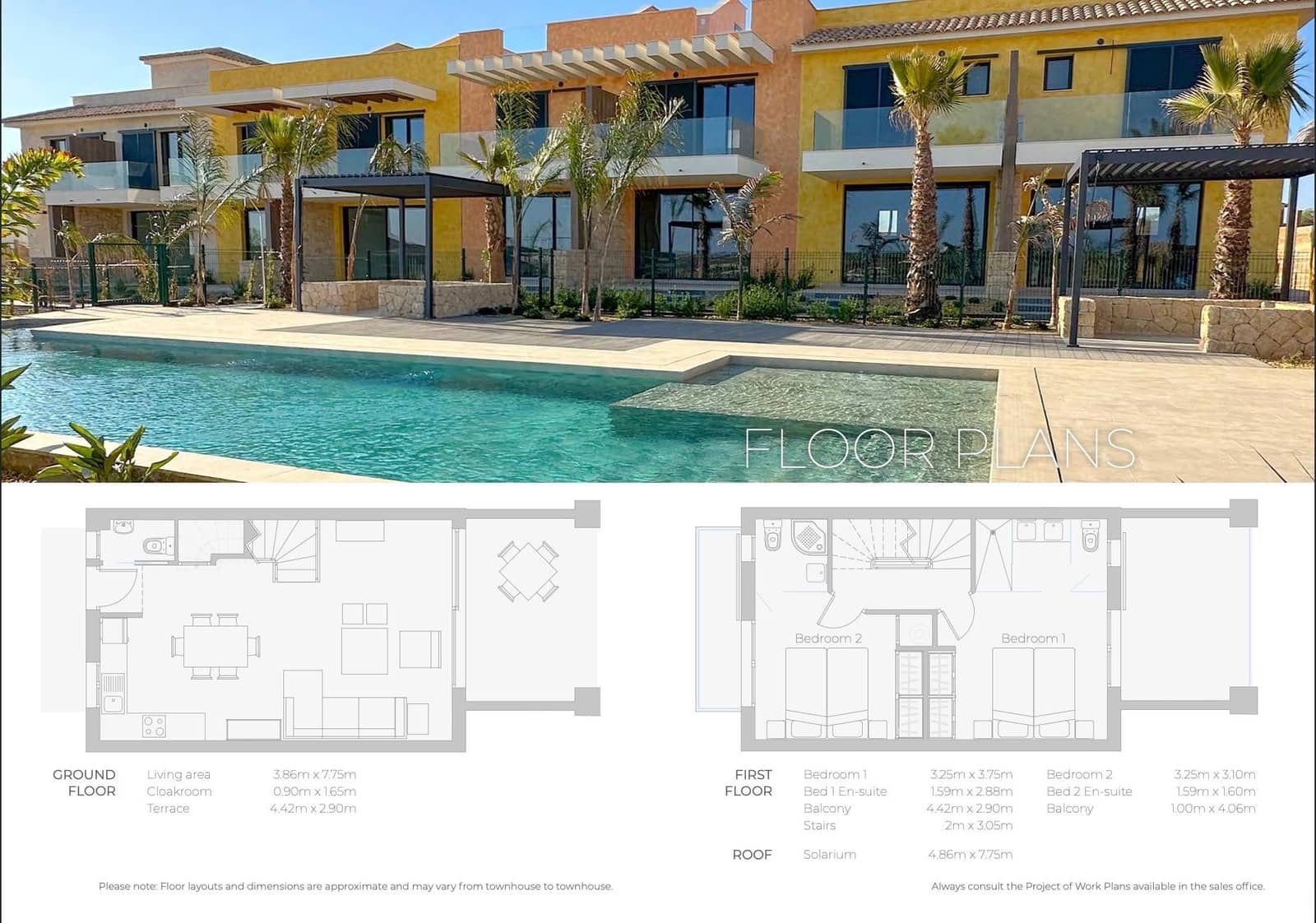 2 chambre Villa/Maison Mitoyenne à vendre à Cuevas del Almanzora avec piscine - 290 000 € (Ref: 9630500)