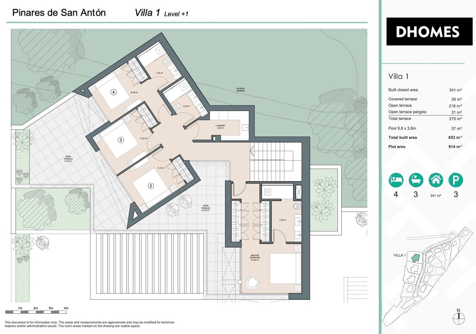 4 bedroom Villa for sale in Malaga city with pool garage - € 3,100,000 (Ref: 9735673)