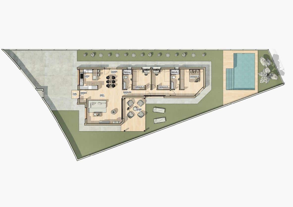 3 bedroom Villa for sale in Aljaraque with pool garage - € 396,000 (Ref: 9456600)