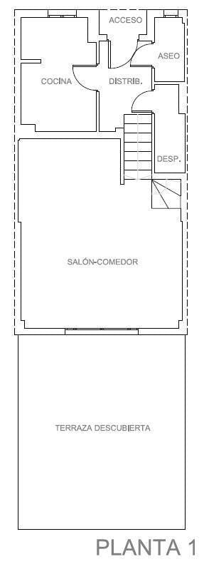 3 soverom Rekkehus til salgs i Finestrat med svømmebasseng - € 329 000 (Ref: 9586547)