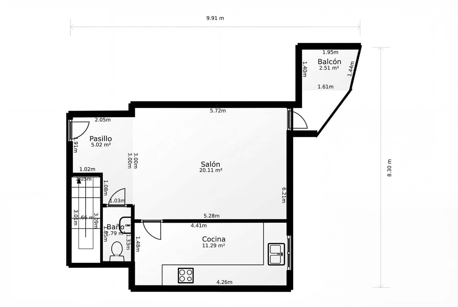 2 camera da letto Appartamento in vendita in Denia con piscina garage - 280.000 € (Rif: 9689944)