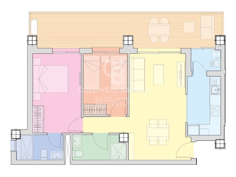 2 soverom Leilighet til salgs i Cabanes med svømmebasseng garasje - € 239 637 (Ref: 9437184)