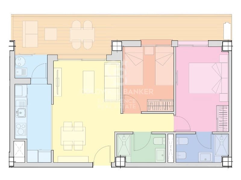 2 soverom Leilighet til salgs i Cabanes med svømmebasseng garasje - € 239 637 (Ref: 9437184)