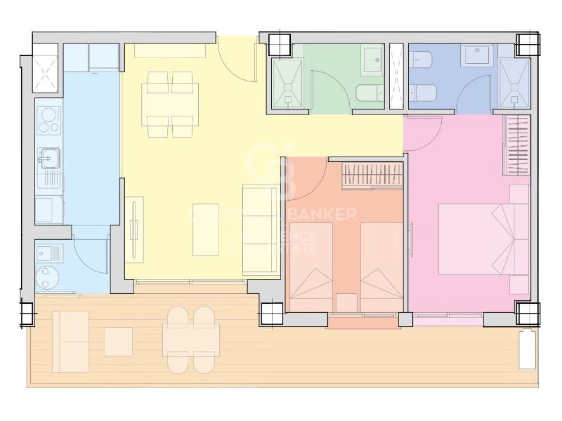 2 soverom Leilighet til salgs i Cabanes med svømmebasseng garasje - € 239 637 (Ref: 9437184)