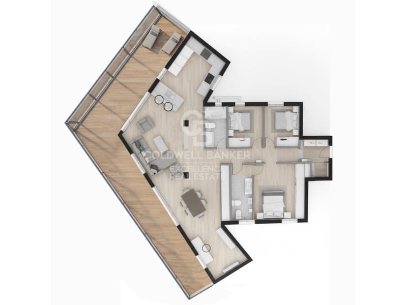 4 chambre Penthouse à vendre à Valence ville - 595 000 € (Ref: 9440182)