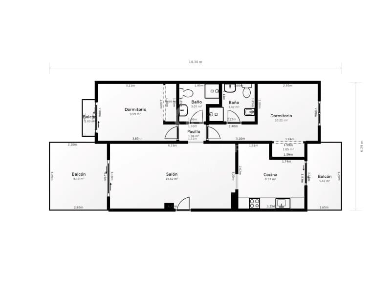 Casa de 2 habitaciones en Sant Jordi en venta con garaje - 170.000 € (Ref: 9551617)