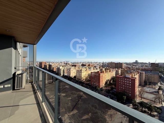3 bedroom Flat for rent in Ciutat Jardi, Valencia city with garage - € 2,400 (Ref: 9690475)