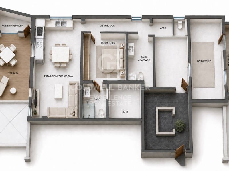 2 soveværelse Lejlighed til salg i Valencia by - € 485.000 (Ref: 9851304)