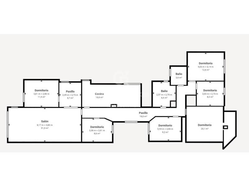 6 camera da letto Appartamento in vendita in Valencia citta con garage - 649.000 € (Rif: 9851309)