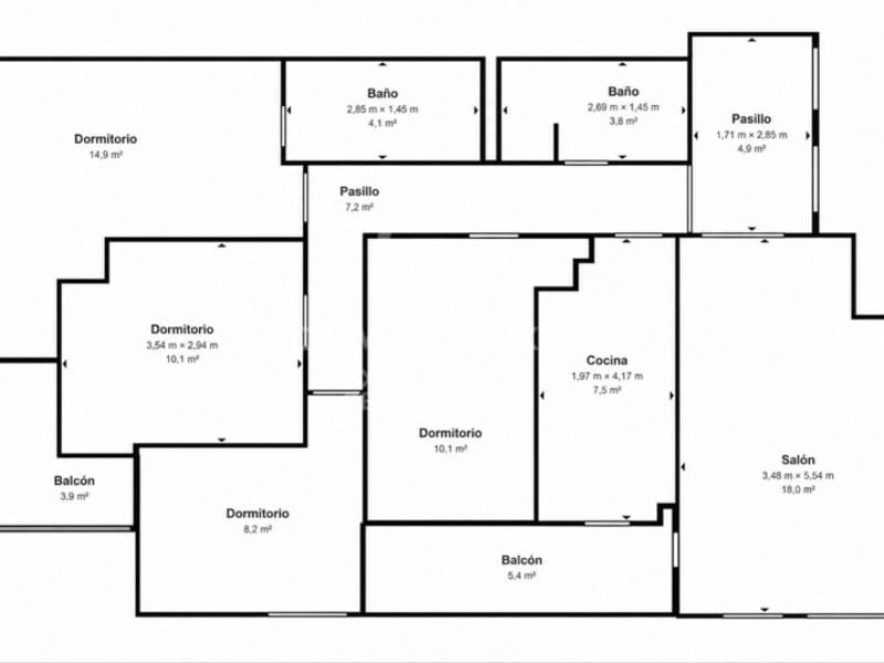 4 soverom Leilighet til salgs i Valencia by - € 465 000 (Ref: 9851315)
