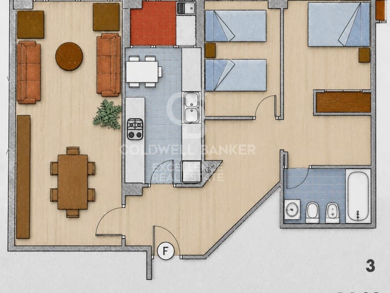 2 sovrum Lägenhet till salu i Valencia stad - 695 000 € (Ref: 9868478)
