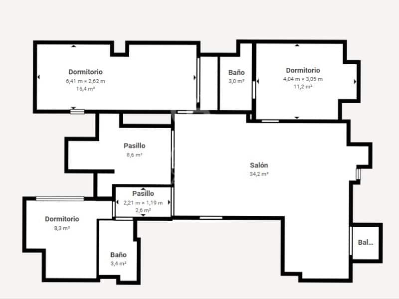 3 soveværelse Lejlighed til leje i Valencia by - € 5.000 (Ref: 9912808)