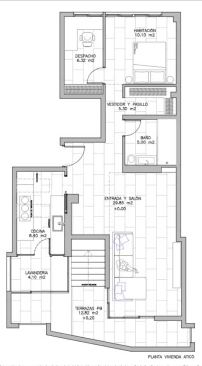 1 soveværelse Penthouse til salg i Alicante by med garage - € 429.500 (Ref: 10142643)