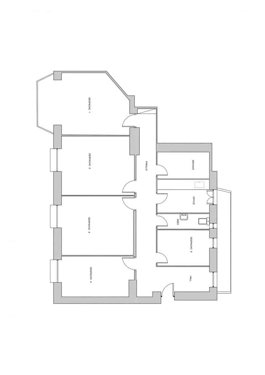 6 sovrum Kontor att hyra i Alicante stad - 1 350 € (Ref: 9132270)