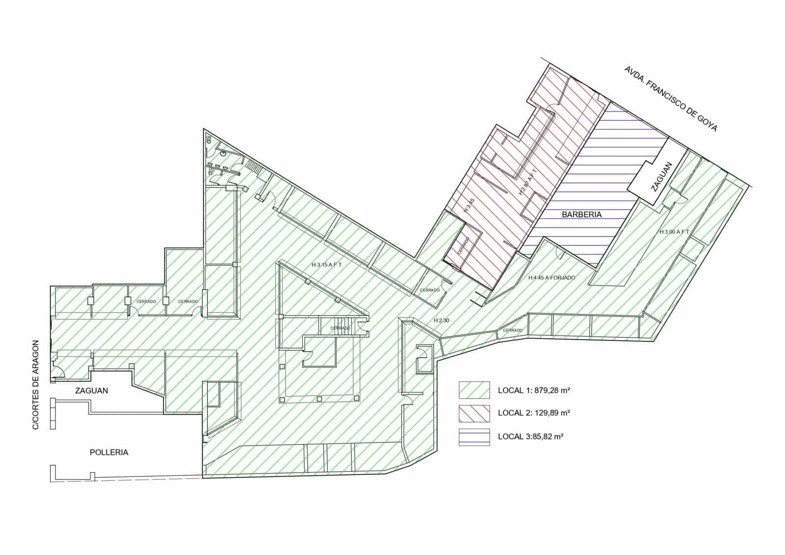 Comercial para arrendar em Saragoca cidade - 12 500 € (Ref: 9412799)