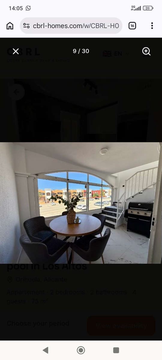 Apartamento de 2 habitaciones en Orihuela en venta con piscina garaje - 200.000 € (Ref: 10054803)