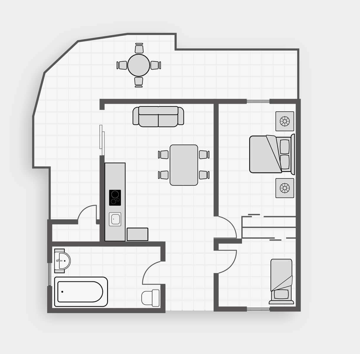 2 soveværelse Penthouse til salg i Pilar de la Horadada - € 119.900 (Ref: 8738375)
