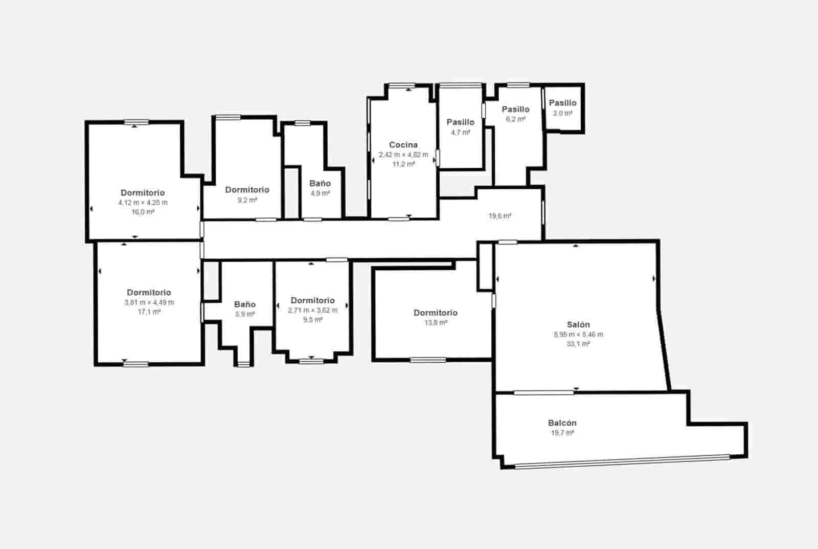 6 bedroom Flat for sale in Palma de Mallorca with garage - € 949,000 (Ref: 10068006)