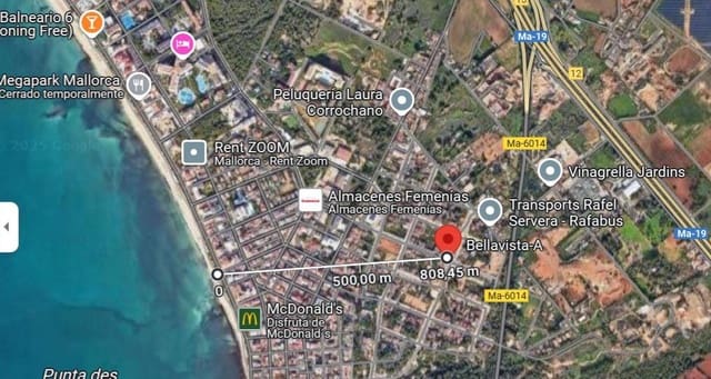 Działka budowlana na sprzedaż w L'Arenal, Palma de Mallorca - 699 000 € (Ref: 8699949)