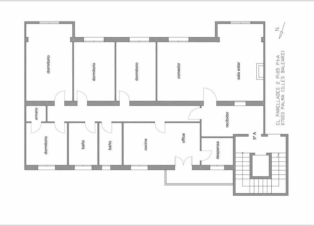 4 soveværelse Lejlighed til salg i Palma de Mallorca - € 749.900 (Ref: 8961641)