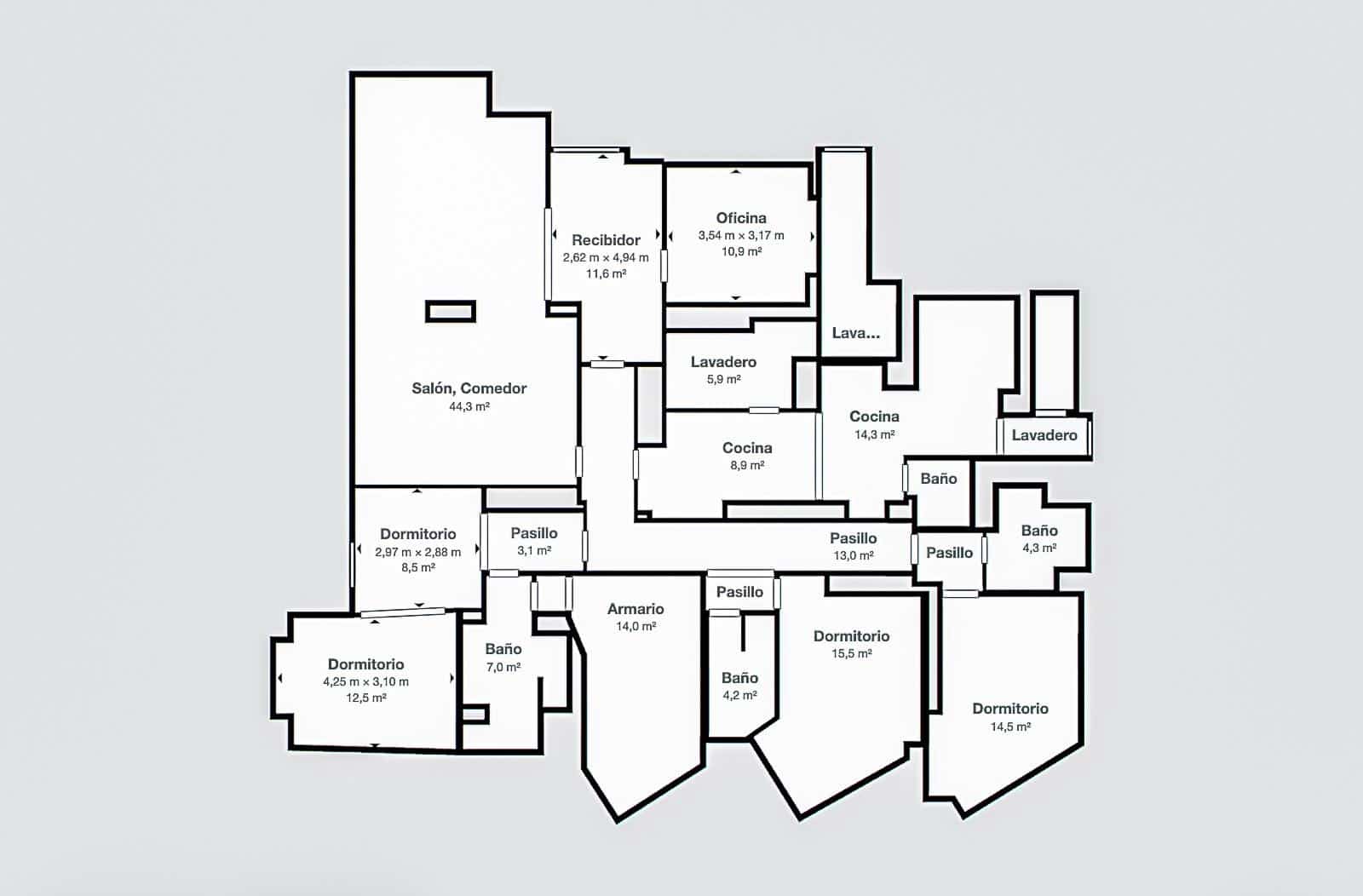 6 Zimmer Wohnung zu verkaufen in Palma de Mallorca mit Garage - 1.949.000 € (Ref: 9285249)