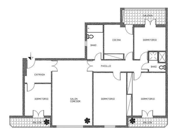 4 sypialnia Mieszkanie na sprzedaż w Santa Catalina, Palma de Mallorca - 590 000 € (Ref: 9330669)