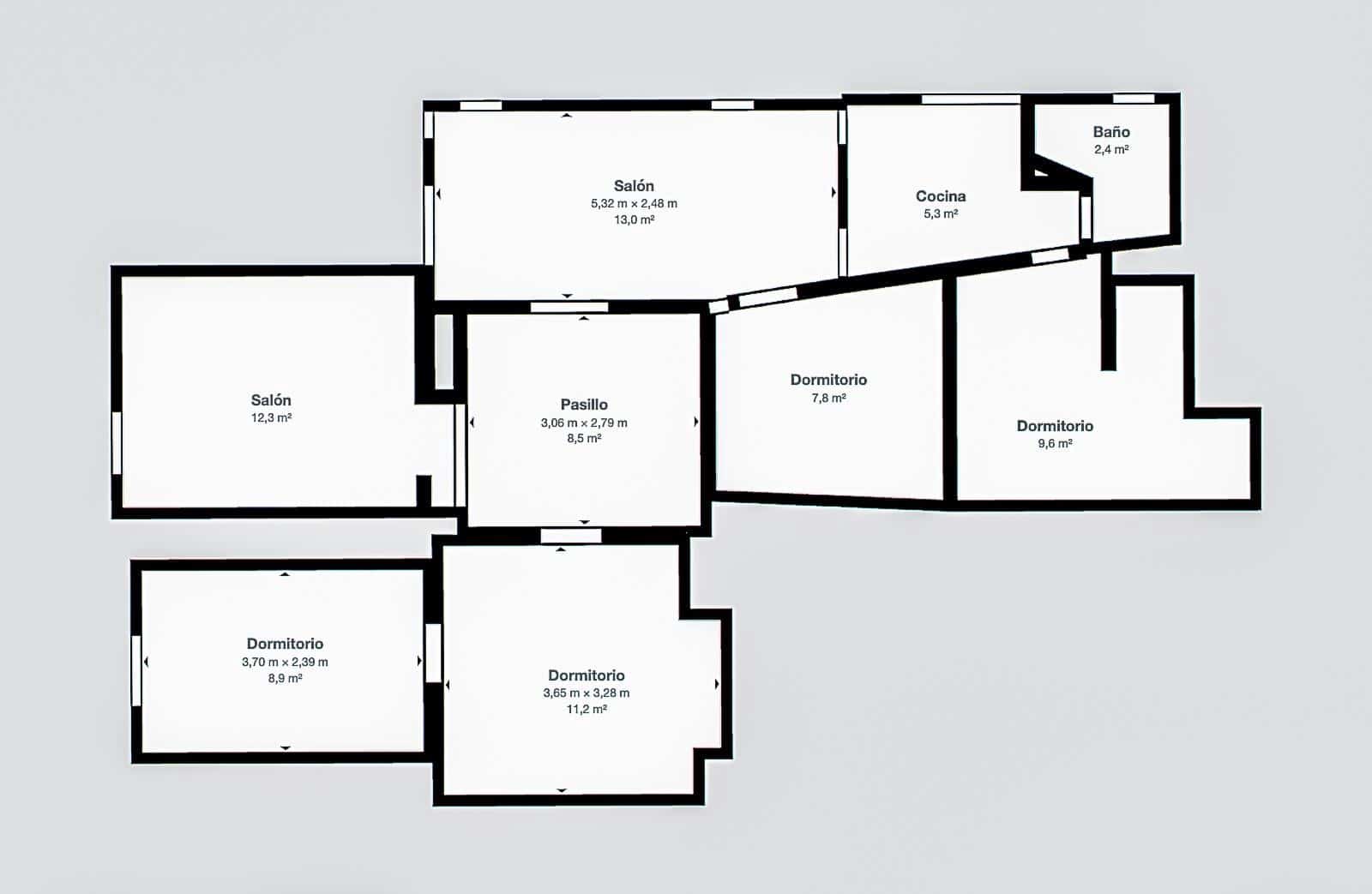 3 sypialnia Mieszkanie na sprzedaż w Palma de Mallorca - 419 900 € (Ref: 9355877)