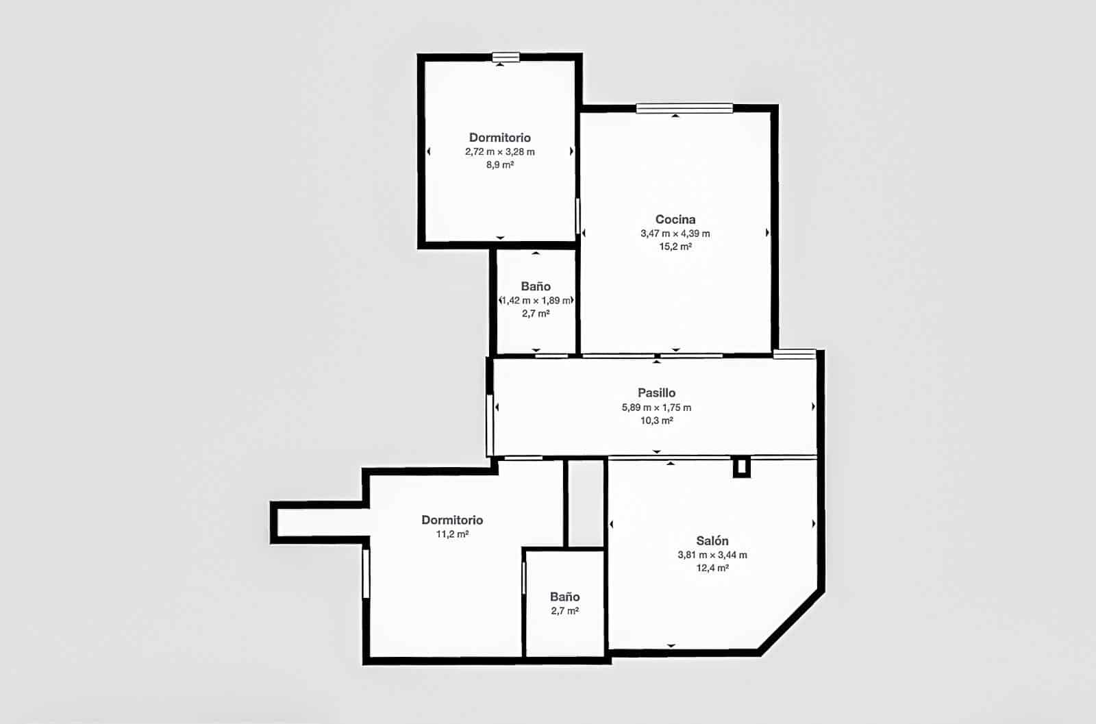 2 sypialnia Penthouse na sprzedaż w Palma de Mallorca - 399 900 € (Ref: 9387955)