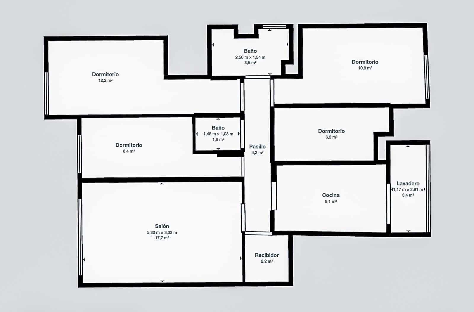 4 Zimmer Wohnung zu verkaufen in Palma de Mallorca - 399.000 € (Ref: 9468520)