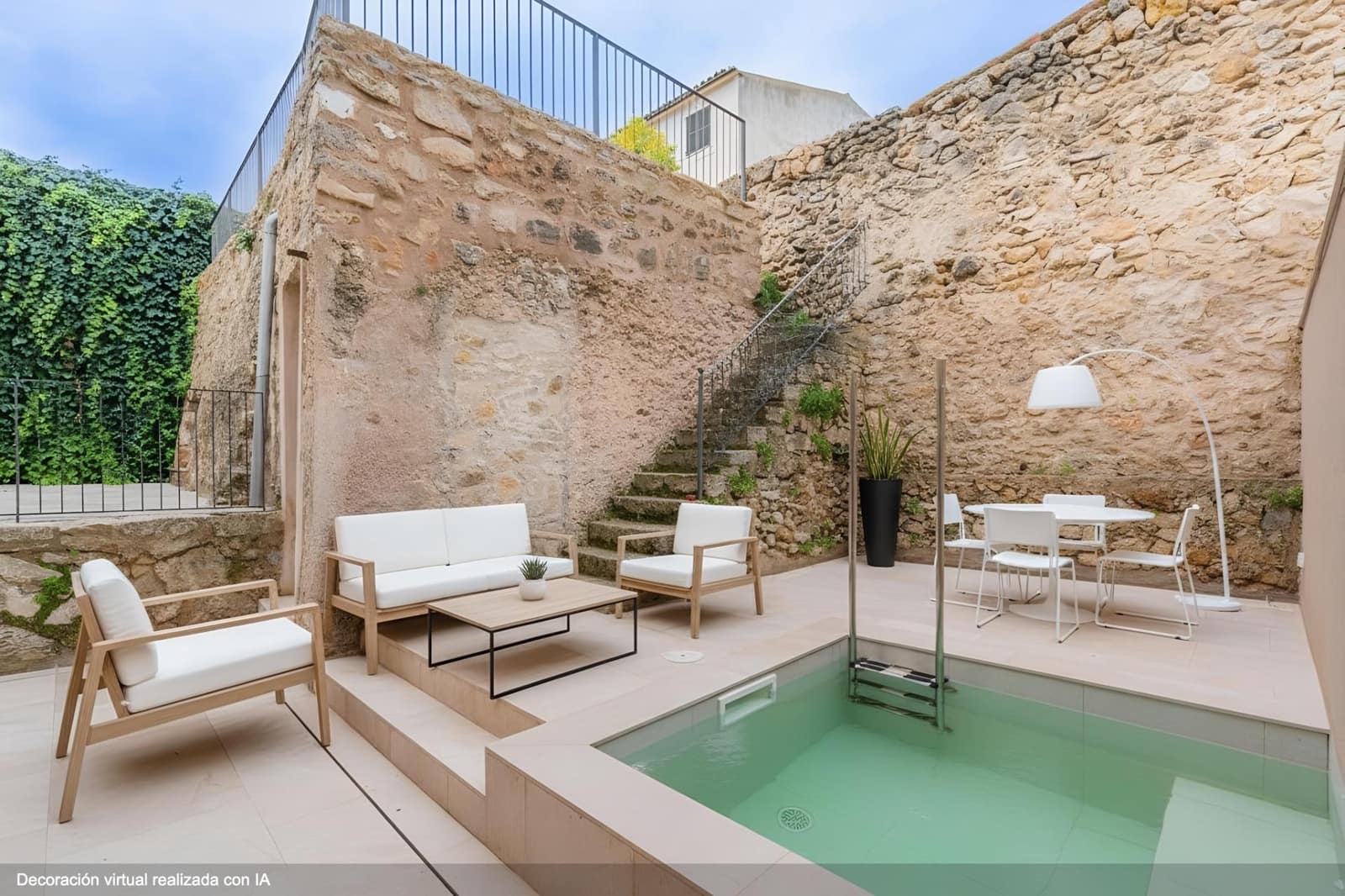 3 chambre Villa/Maison Mitoyenne à vendre à Mancor de la Vall avec piscine - 875 000 € (Ref: 9513453)