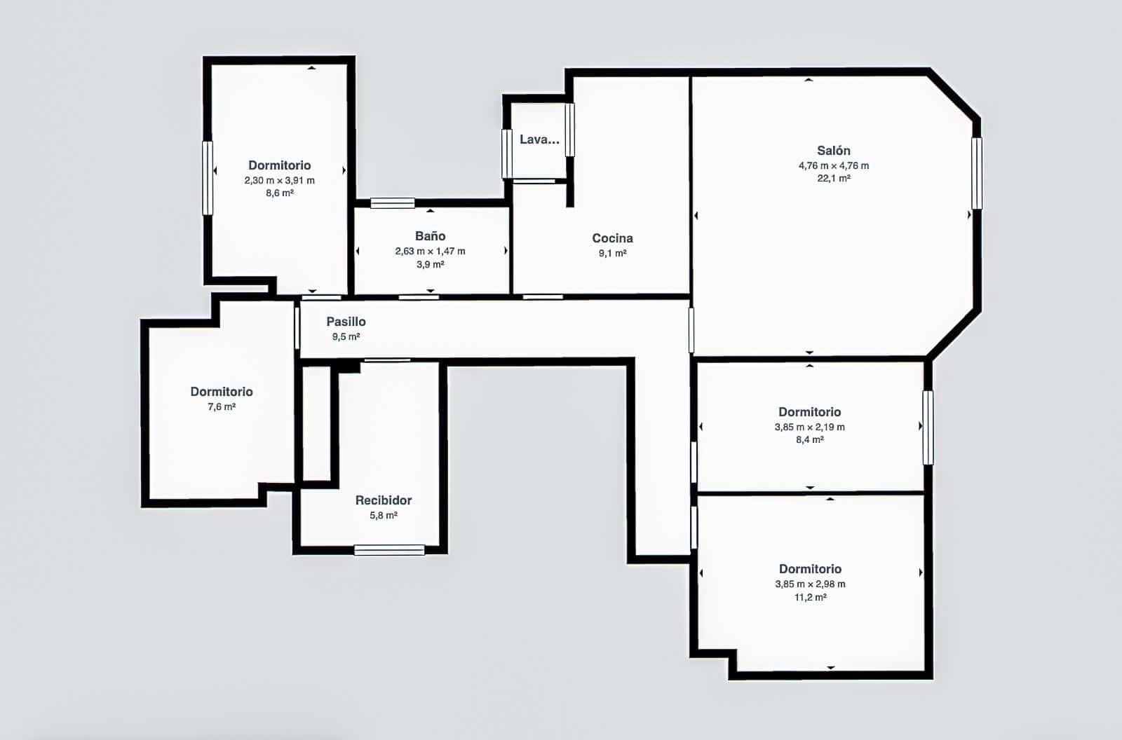 4 quarto Apartamento para venda em Coll d'en Rabassa com garagem - 375 000 € (Ref: 9565304)