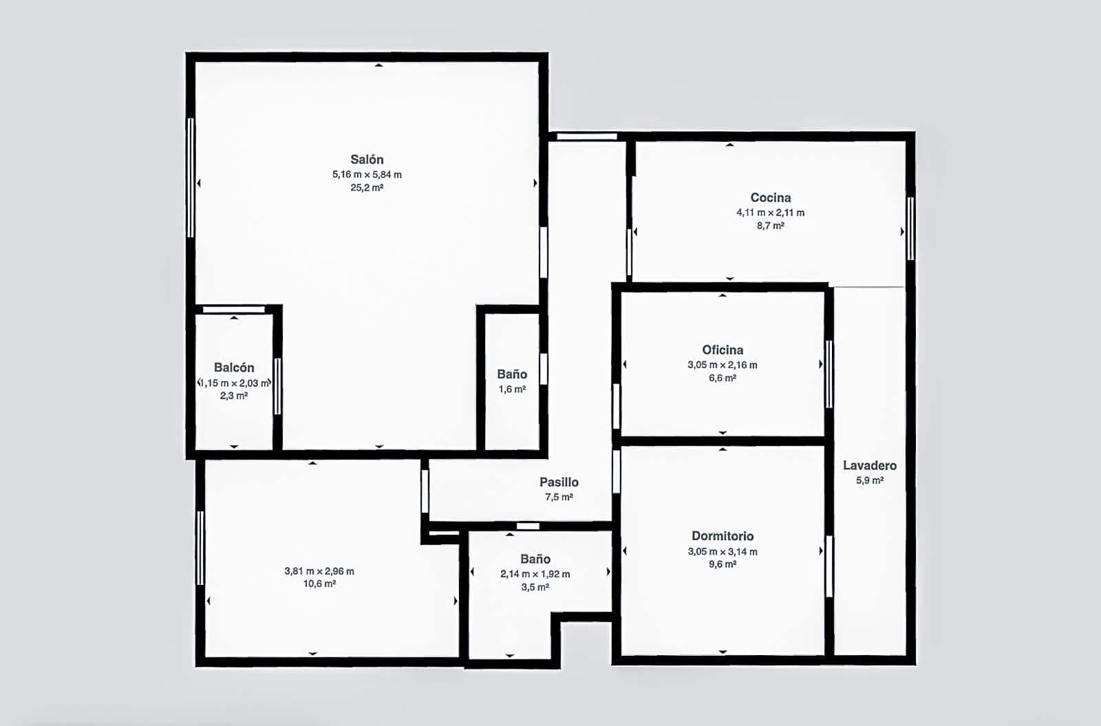 3 bedroom Flat for sale in Palma de Mallorca - € 349,900 (Ref: 9721739)