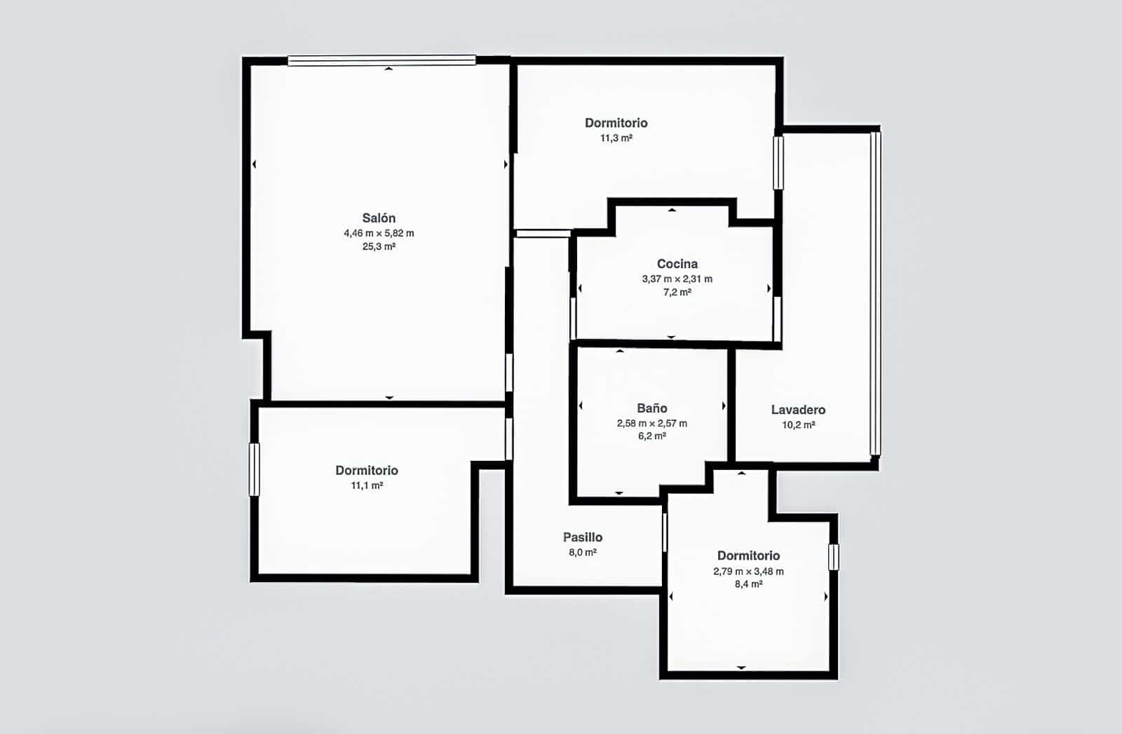 3 quarto Apartamento para venda em Palma de Mallorca - 399 900 € (Ref: 9738598)