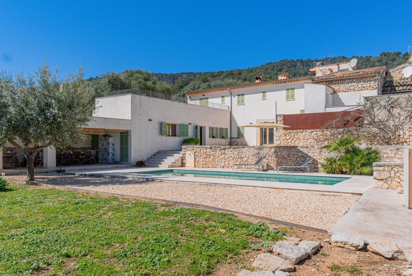 Maison de Ville de 3 chambres à louer à Biniamar avec piscine - 5 500 € (Ref: 9799303)