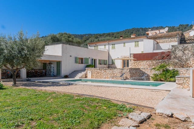 Maison de Ville de 3 chambres à louer à Biniamar, Selva avec piscine - 5 500 € (Ref: 9799303)