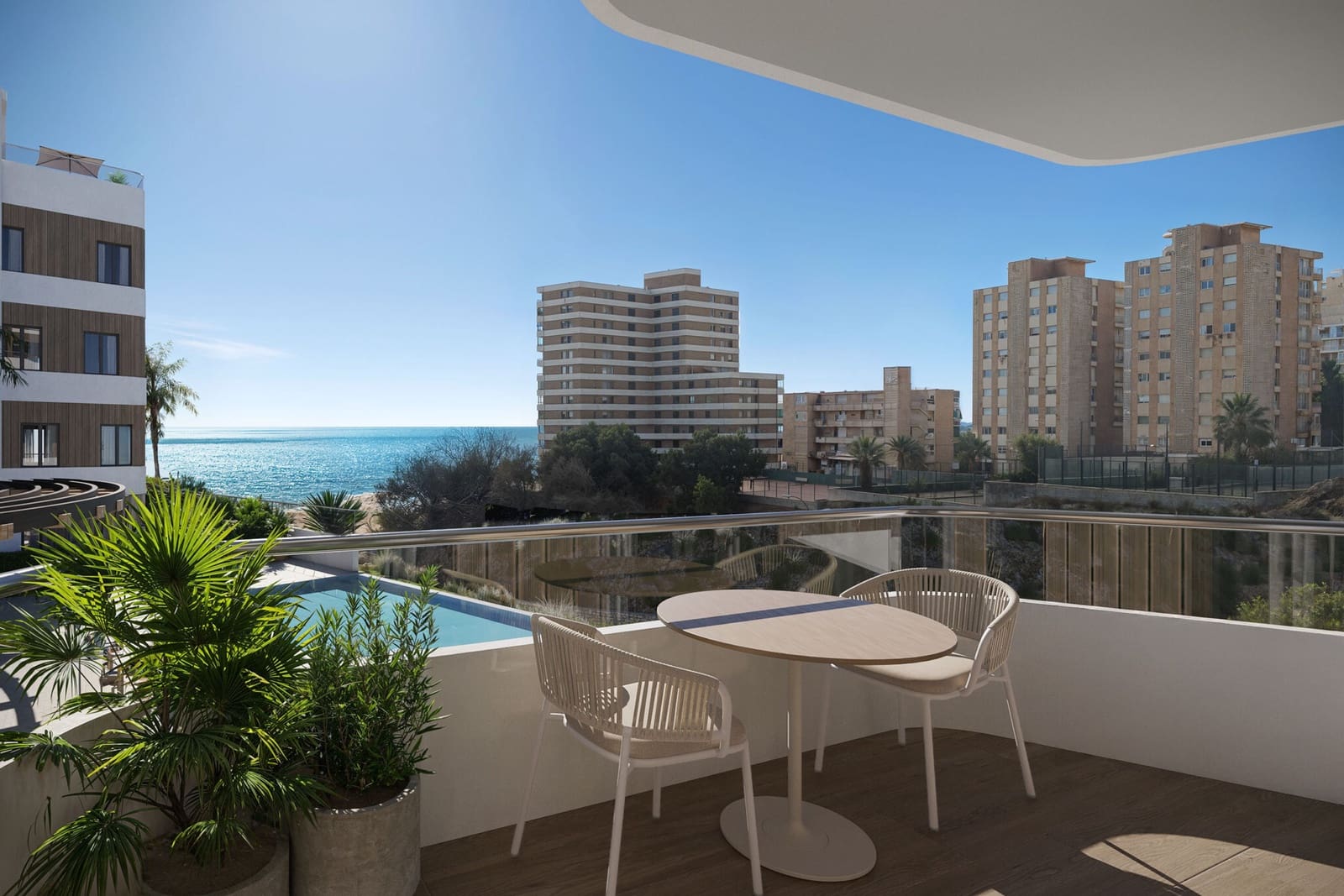 3 sypialnia Penthouse na sprzedaż w El Campello z basenem garażem - 615 000 € (Ref: 10111893)