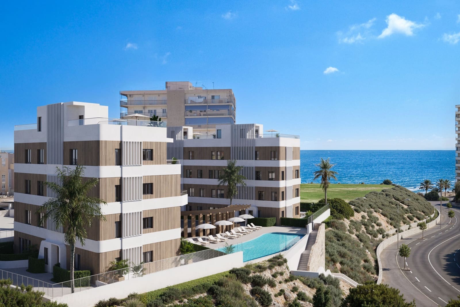 3 sypialnia Penthouse na sprzedaż w El Campello z basenem garażem - 615 000 € (Ref: 10111893)