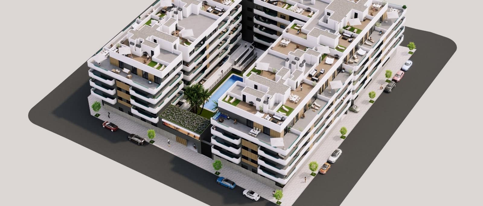 Apartamento de 2 habitaciones en Santa Pola en venta con piscina garaje - 330.000 € (Ref: 10168860)