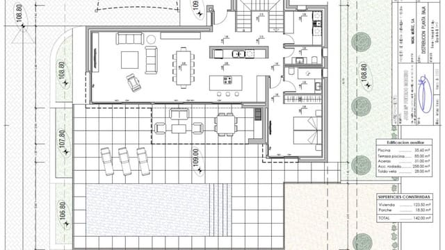 3 Zimmer Villa zu verkaufen in Calpe / Calp mit Pool Garage - 1.135.000 € (Ref: 9061160)