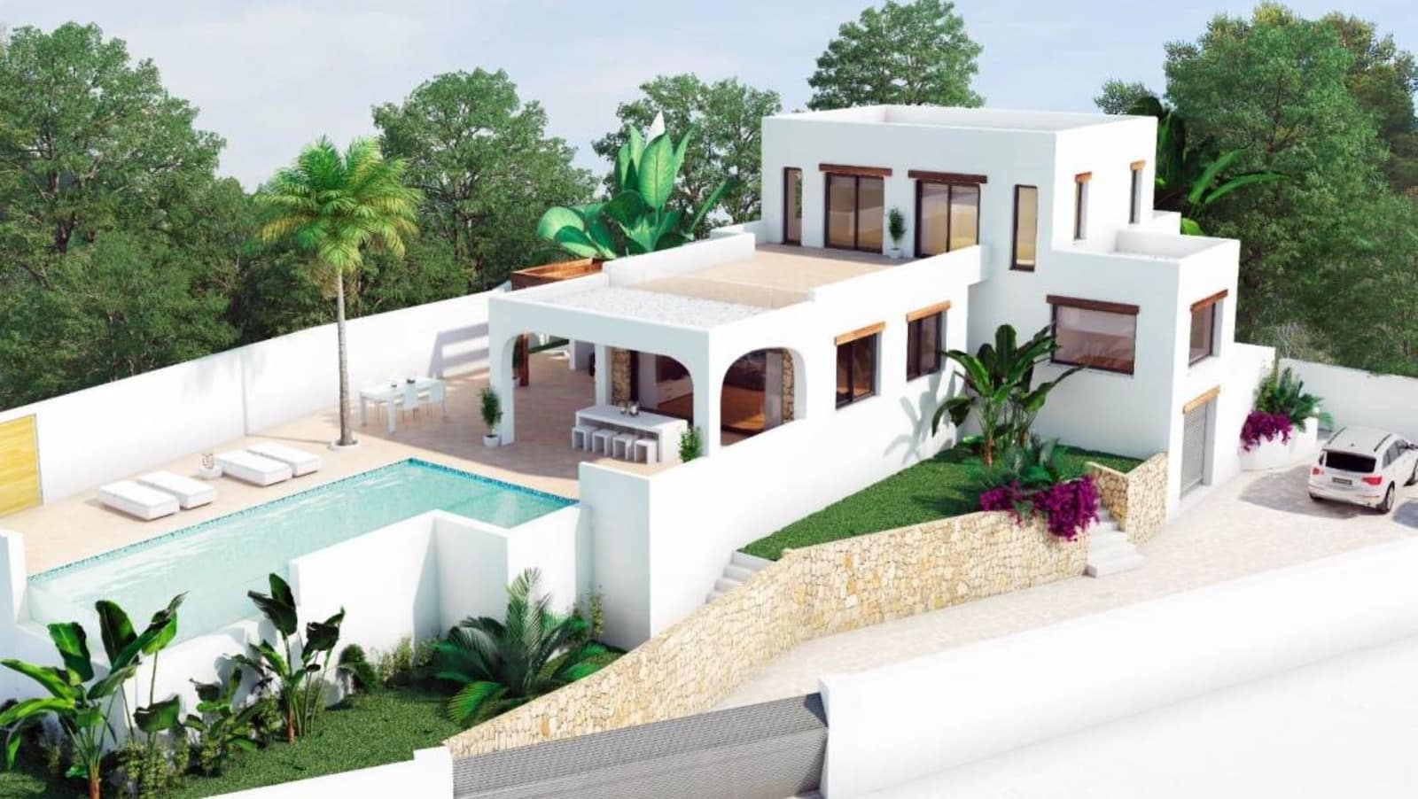 4 soverom Villa til salgs i Moraira med svømmebasseng garasje - € 1 950 000 (Ref: 9061169)