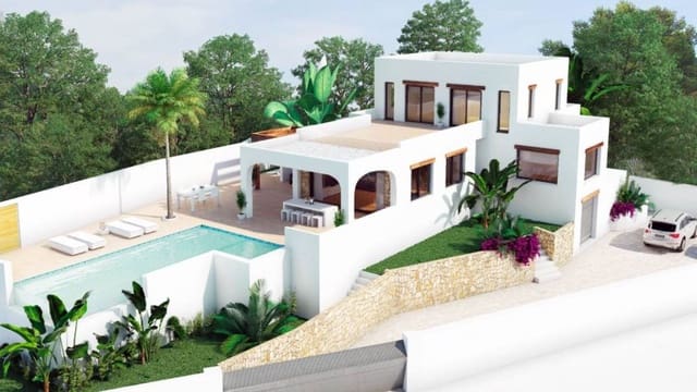 4 soverom Villa til salgs i Moraira, Teulada-Moraira med svømmebasseng garasje - € 1 950 000 (Ref: 9061169)